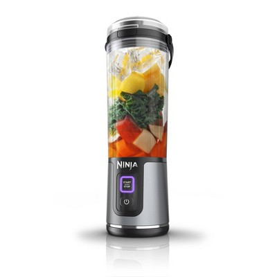 Ninja Blast 18oz Portable Blender Black: Cordless Personal Smoothie Blender, Stainless Steel Blades, Dishwasher-Safe | Target