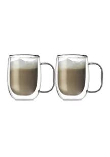 Double Wall Glass Coffee Mugs - Set of 2 | Belk