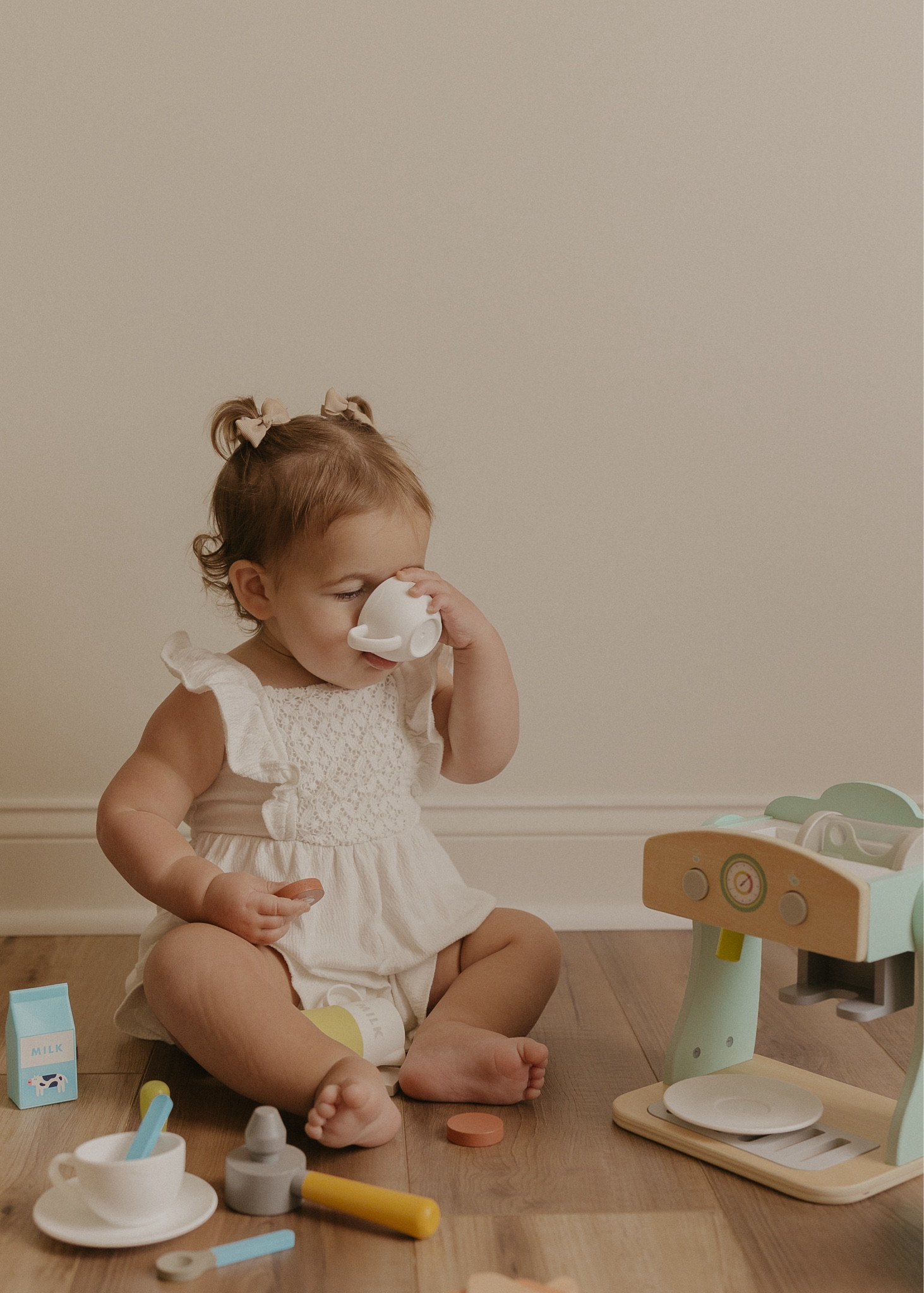 baby girl play room necessities… who wouldn’t want a barista coffee set?! Another win from Aunt Kels ☕️ 

linked the exact & similar 🧋

wooden toys / modern / kitchen set / coffee maker / latte

#LTKKids #LTKBaby
