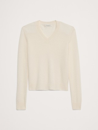 Lightweight Cashmere V-Neck Sweater | Banana Republic (US)