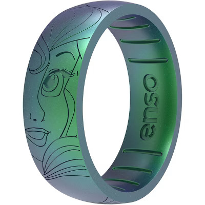 Enso Rings Disney Collection Ariel Classic Silicone Ring - 9 - Blue/Green/Purple | Target