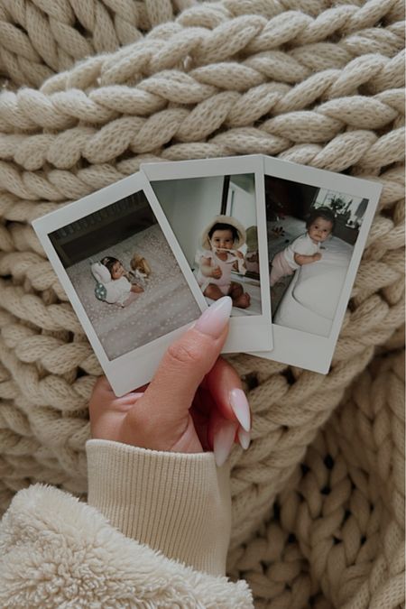 Polaroid camera is a must for a baby! 

Newborn baby pregnant expecting nesting mommy and me nursery baby must have 