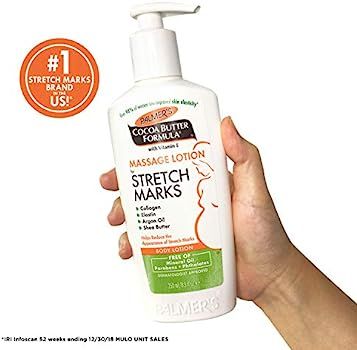 Palmer's Cocoa Butter Formula Massage Lotion For Stretch Marks, Pregnancy Skin Care, 8.5 Ounces | Amazon (US)