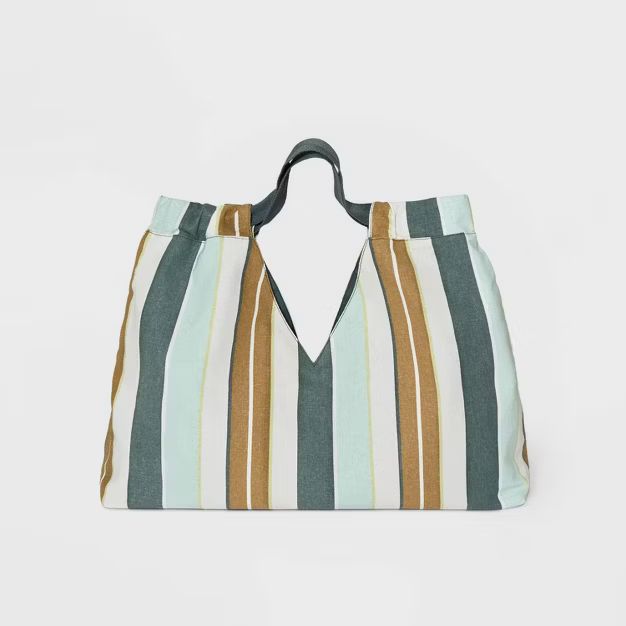 Striped Seasonal Tote Handbag - A New Day™ Teal | Target