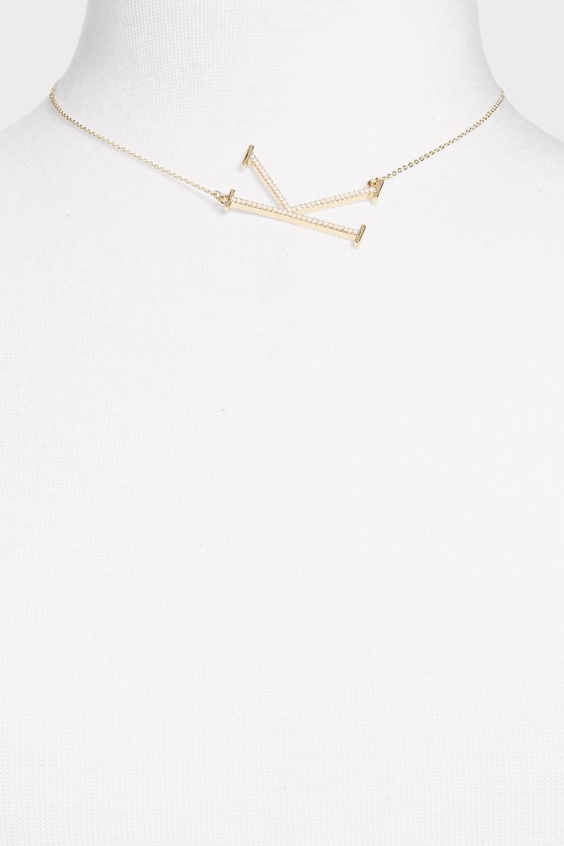 Colored Initial Necklace | Evereve
