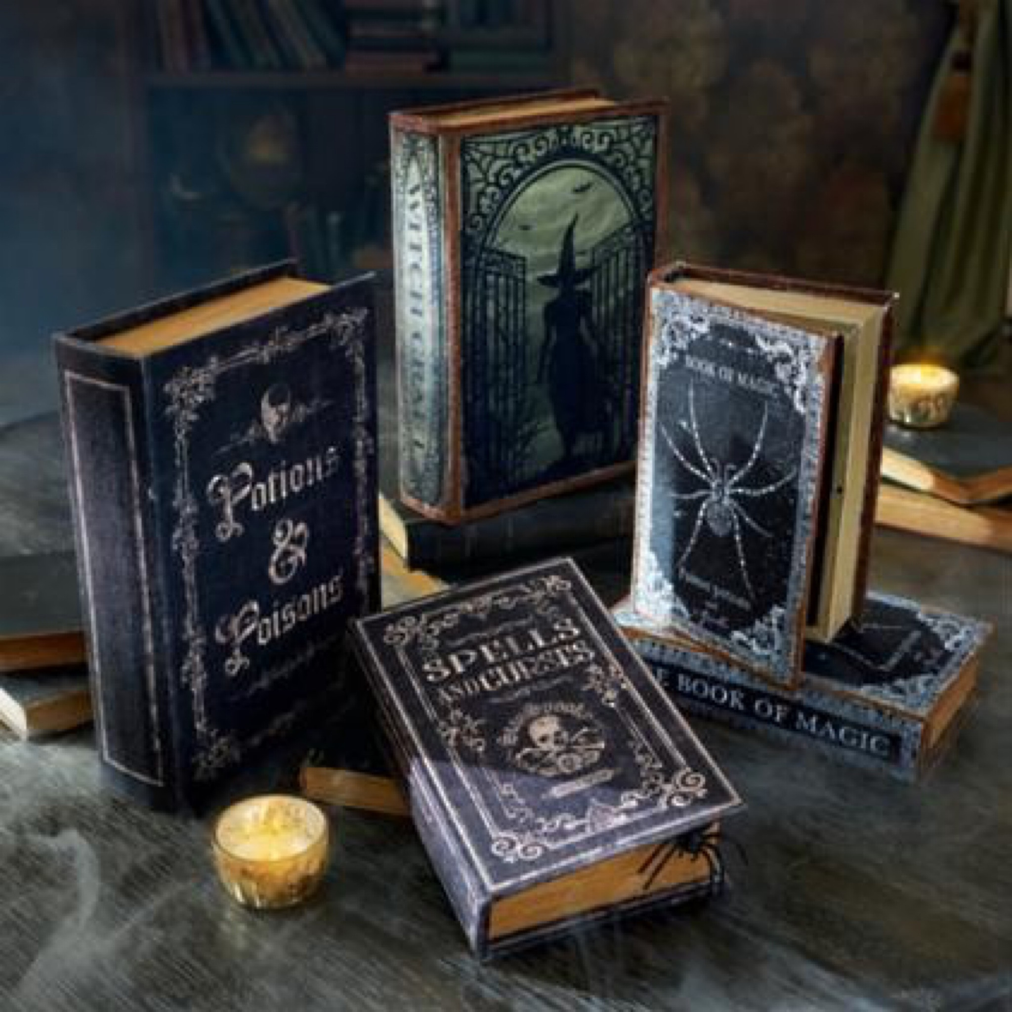 Vintage Halloween books. Halloween decor 

#LTKSeasonal #LTKunder100 #LTKunder50