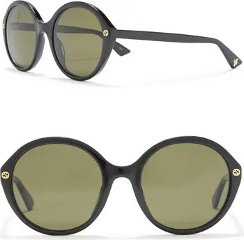 Gucci 55mm Oval Sunglasses | Nordstromrack | Nordstrom Rack