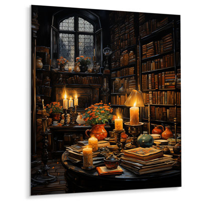 Library Classic Literature II - Libraries Metal Wall Art | Wayfair North America