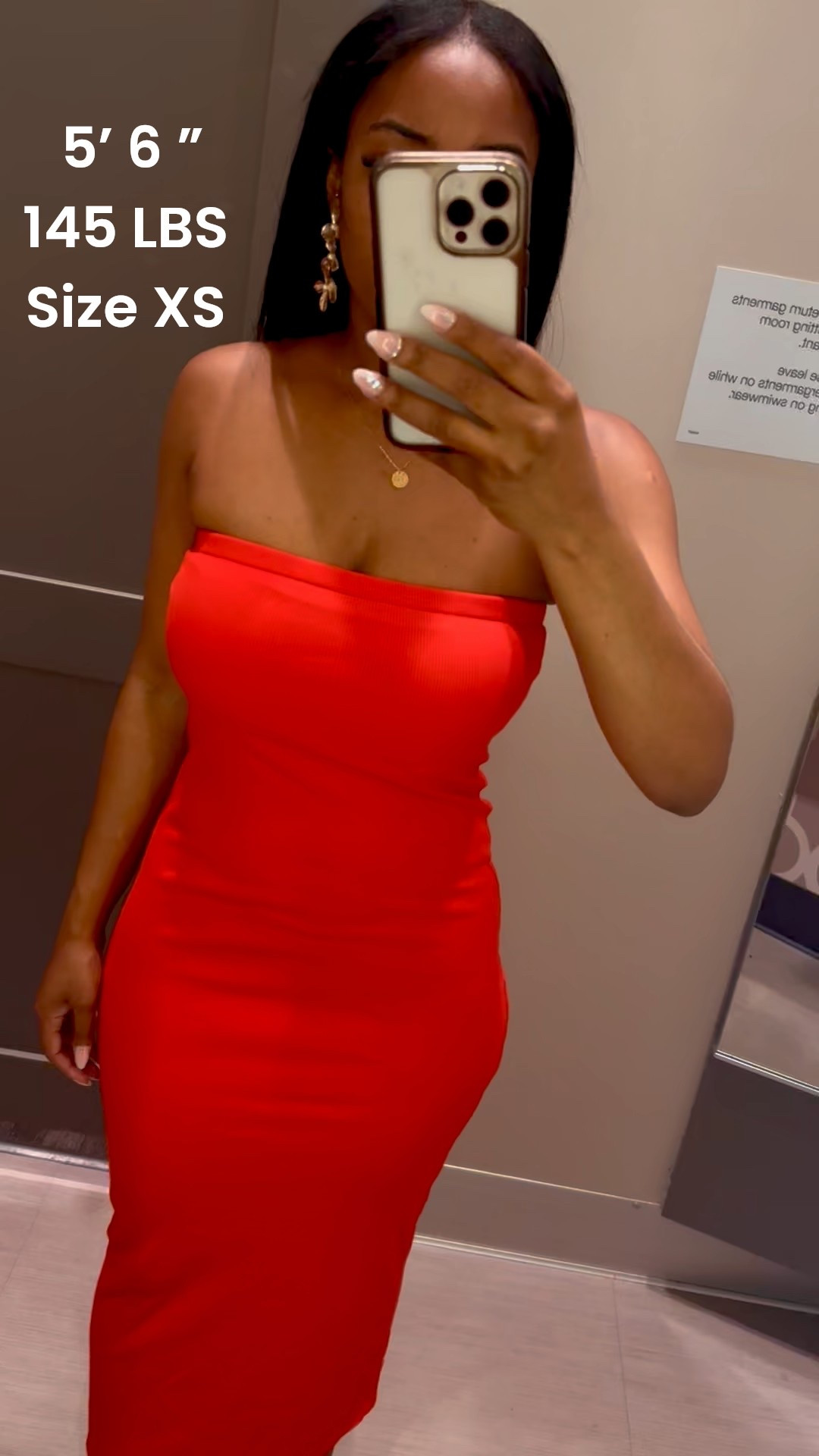 Bright orange/red tube top dress

#LTKStyleTip #LTKFindsUnder50