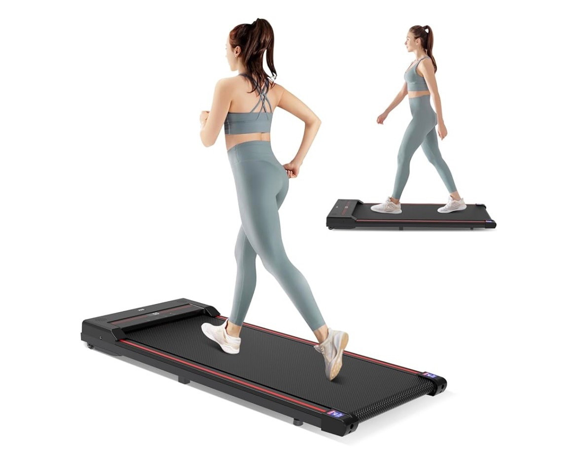 Need that bit of cardio but can’t afford to miss your favourite show? This walking pad can be placed anywhere and give you the opportunity to shed those extra pounds 

#LTKover50style #LTKfitness #LTKmodest
