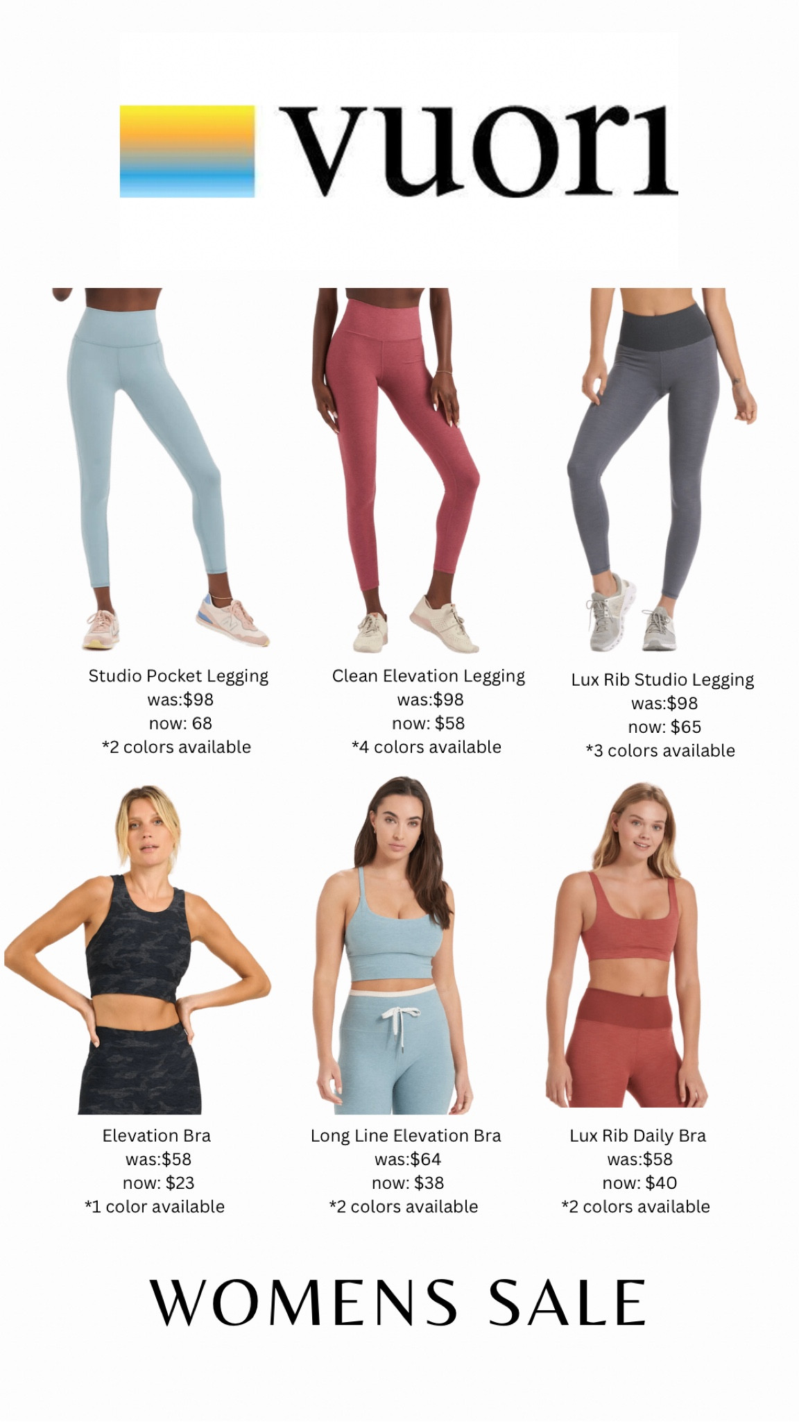 Vuori sale picks! You can also snag an extra 20% off when you sign up for emails! If you’re a fan of lululemon, think of vuori as their less expensive (but still high quality) little sister! 

#LTKFind #LTKsalealert #LTKfit