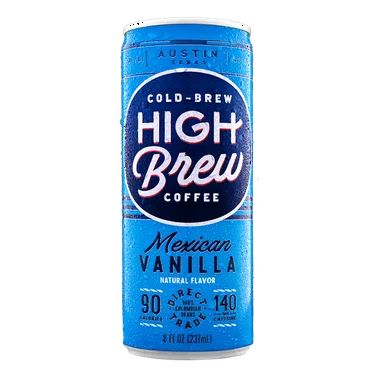 High Brew Cold Brew Coffee - Mexican Vanilla 8 Ounce Can (12 Count) | Walmart (US)