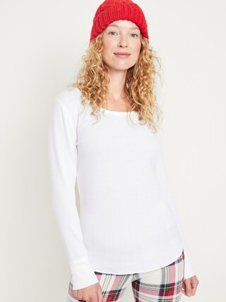 Waffle-Knit Pajama Top for Women | Old Navy (US)