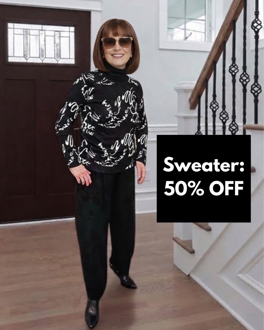 ‼️ SALE ‼️ Wore this Sweater to a luncheon and got so many compliments- On #SALE for 1/2 price now!!! 

#LTKFestival #LTKootd #LTKSaleAlert