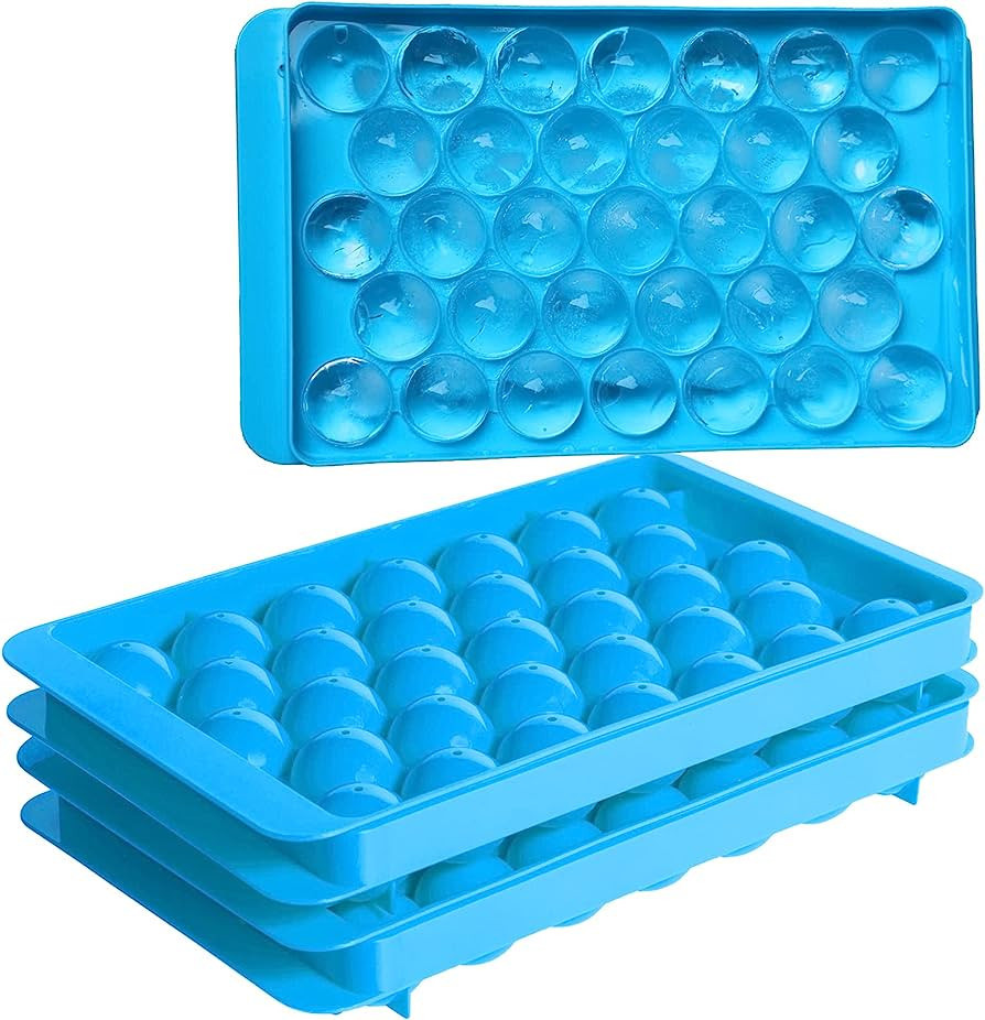 Ice Cube Tray,Round Ice Cube Trays for Freezer,Circle Ice Cube Mold Making 66 x 1.2in Big Ice Bal... | Amazon (US)
