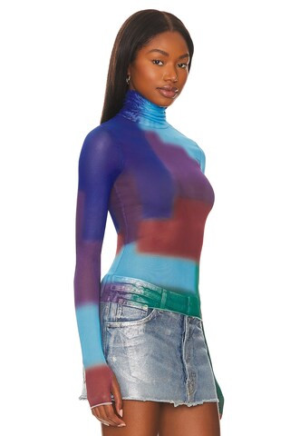 AFRM Zadie Top in Blur Block Geo from Revolve.com | Revolve Clothing (Global)