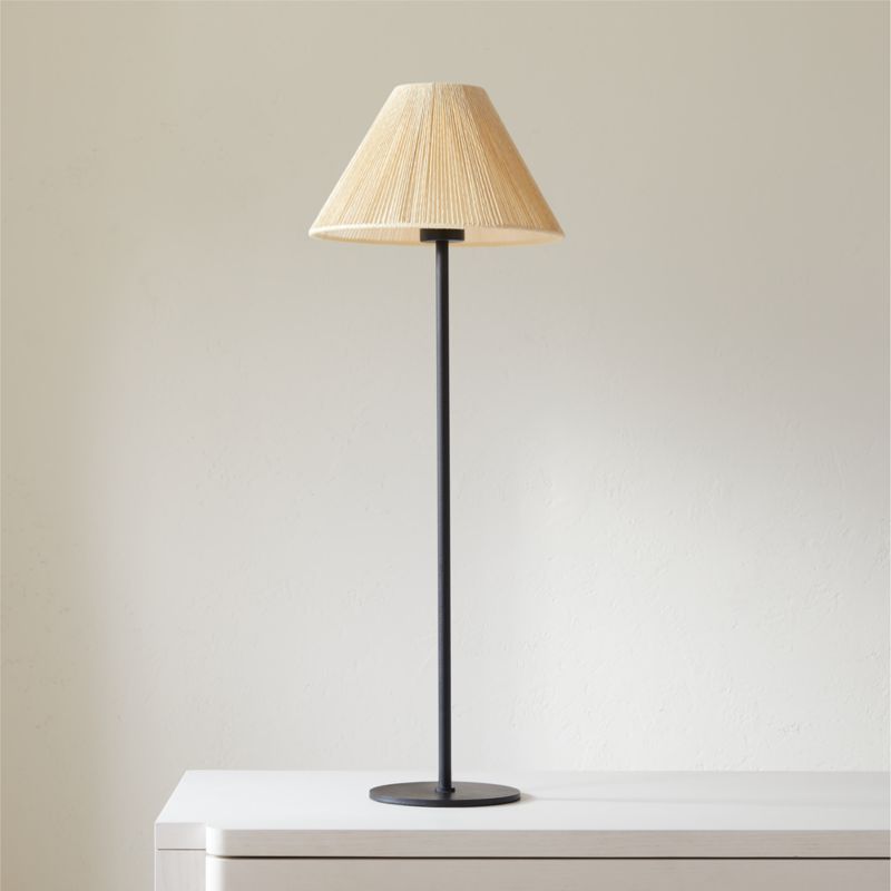 Slight Table Lamp with Neutral Shade | CB2 | CB2