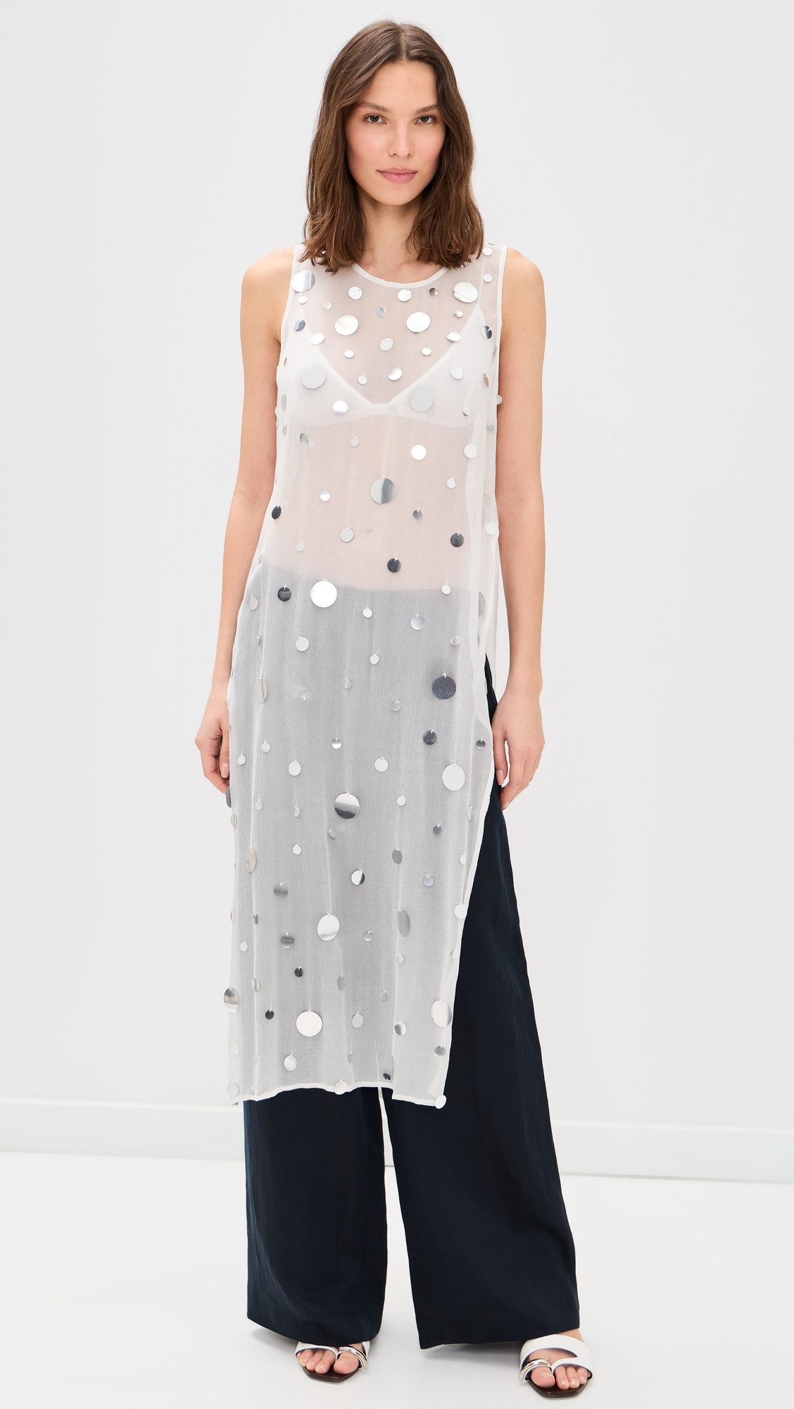 Chan Luu Chloe Sequin Tunic Black One Size | Shopbop