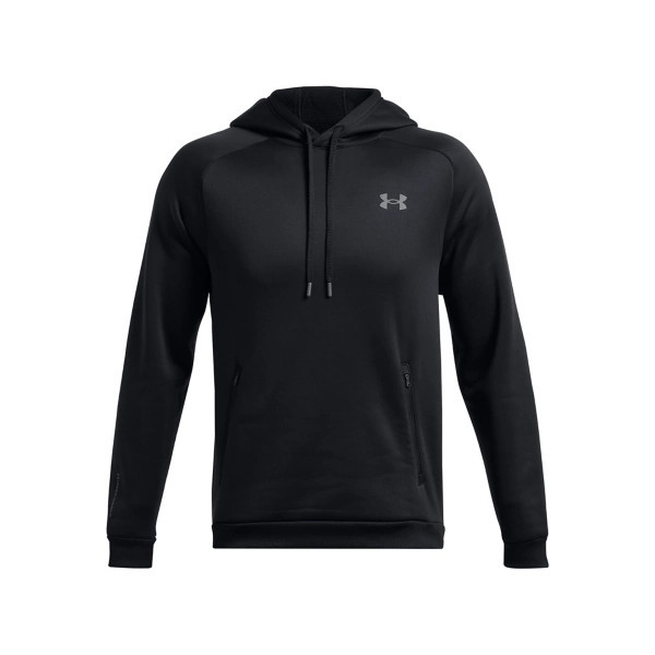 Men's Under Armour Fleece Pro Hoodie Medium Black/Castlerock | Scheels Sports