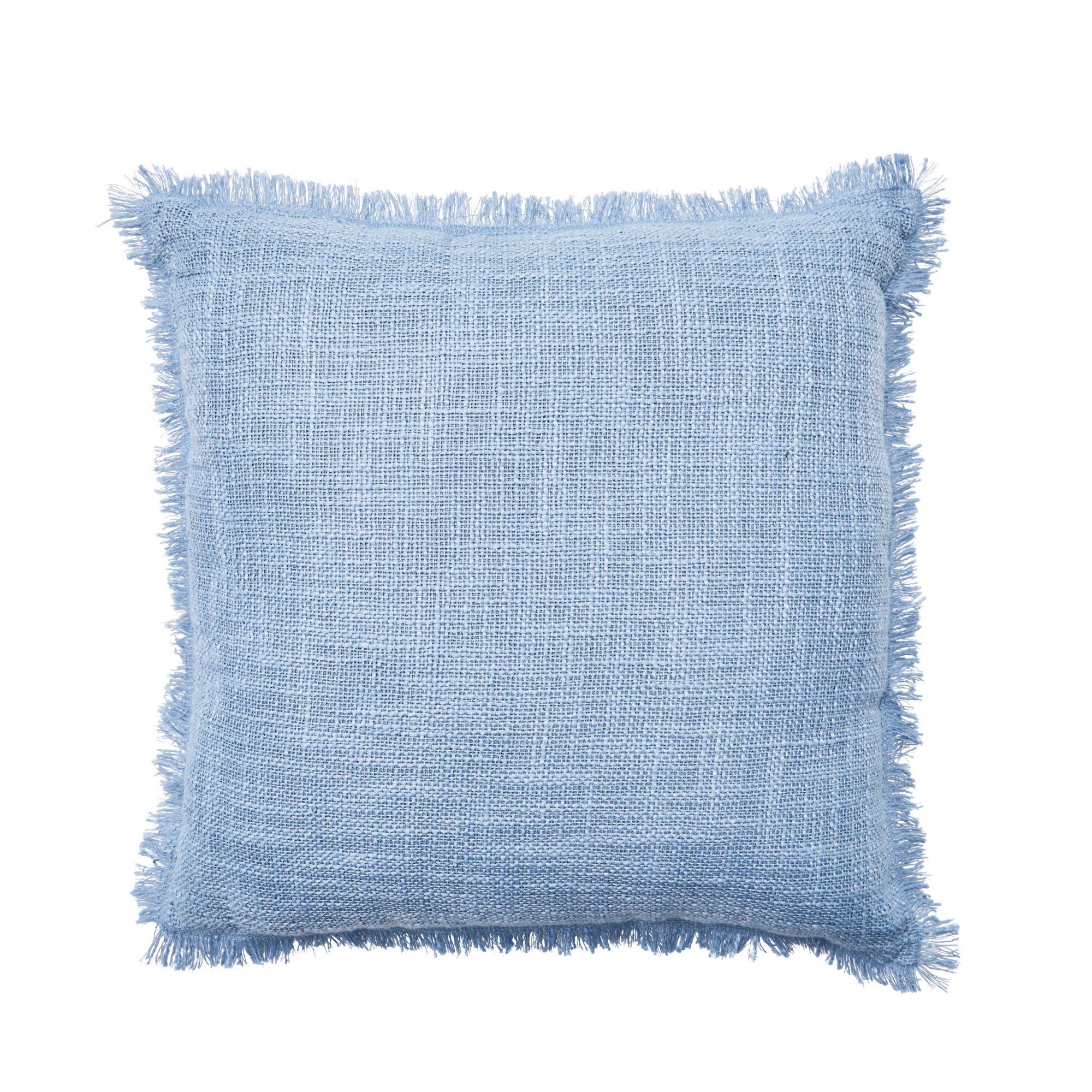 Better Homes & Gardens Woven Square Outdoor Throw, 21" x 21", Light Blue | Walmart (US)