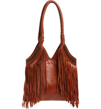 Click for more info about Fringe Faux Leather Shoulder Bag