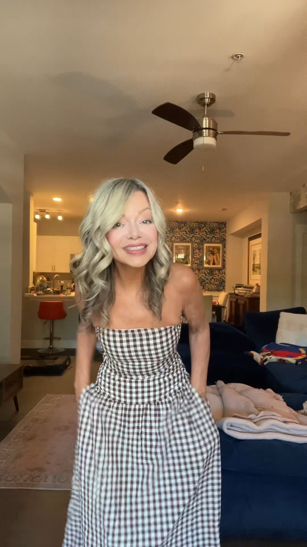 Loving this strapless dress, and it has pockets! #dress #summer #whattowear #ootd

#LTKootd #LTKSeasonal #LTKOver40