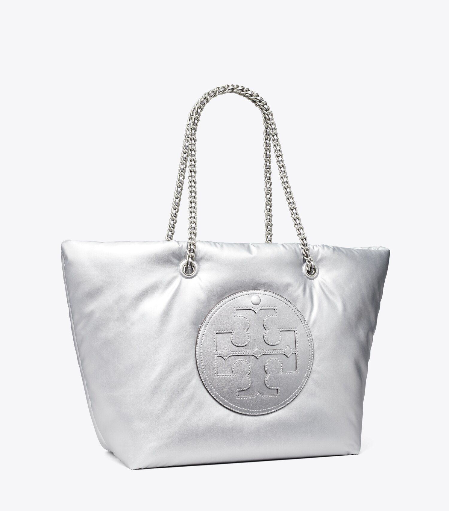 Ella Metallic Chain Soft Tote: Women's Designer Tote Bags | Tory Burch | Tory Burch (US)