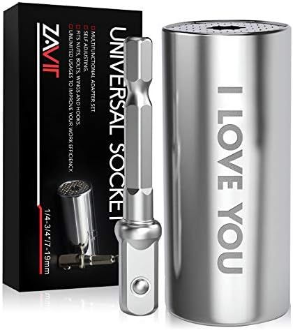 Gifts for Him Husband Men,Christmas Stocking Stuffers,Universal Socket"I LOVE YOU",Love Gifts,Val... | Amazon (US)