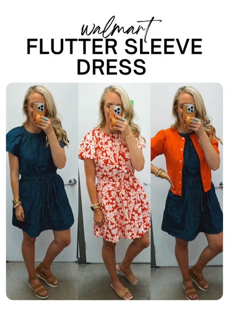 Walmart flutter sleeve summer dress! Runs slightly oversized. Im wearing a size small. 





Walmart fashion. Budget style. Free Assembly. Affordable fashion. Mini dress. 

#LTKFindsUnder50 #LTKStyleTip #LTKSaleAlert