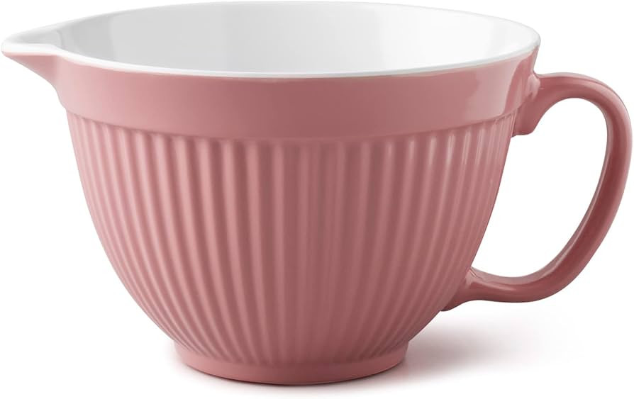 Zeal Two Tone Mixing Bowl/Batter Jug 20cm - Rose Pink, G208P, White,Pink | Amazon (UK)
