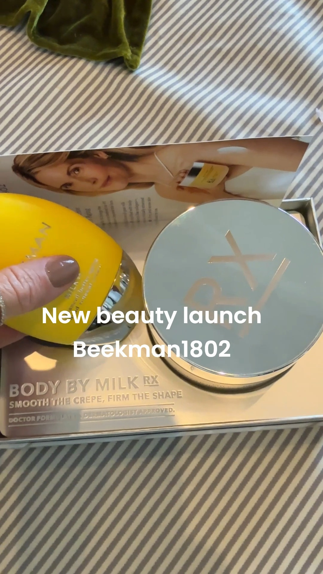New beauty launch
By Beekman1802

A clean beauty brand …
Body by milk RX

Longevity science for better aging

A rich renewal hand cream 

And a crepey skin fix body cream

With Body by Milk RX, you can visibly lift, firm, and smooth the areas most routines overlook-
your hands and body.


I can’t wait to try these amazing products and check back with you on results 

I have a discount code
DarcyV20

#LTKOver40 #LTKBeauty #LTKSaleAlert