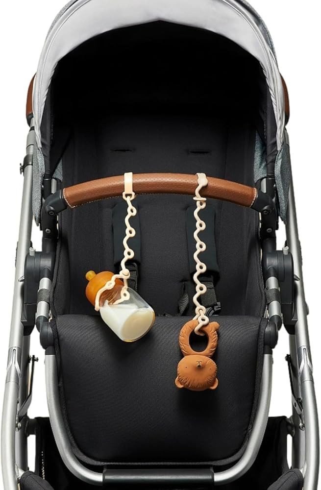 Toy Straps for baby - Keep toy, bottle & pacifier Off The Floor - Great for Stroller, High Chair ... | Amazon (US)