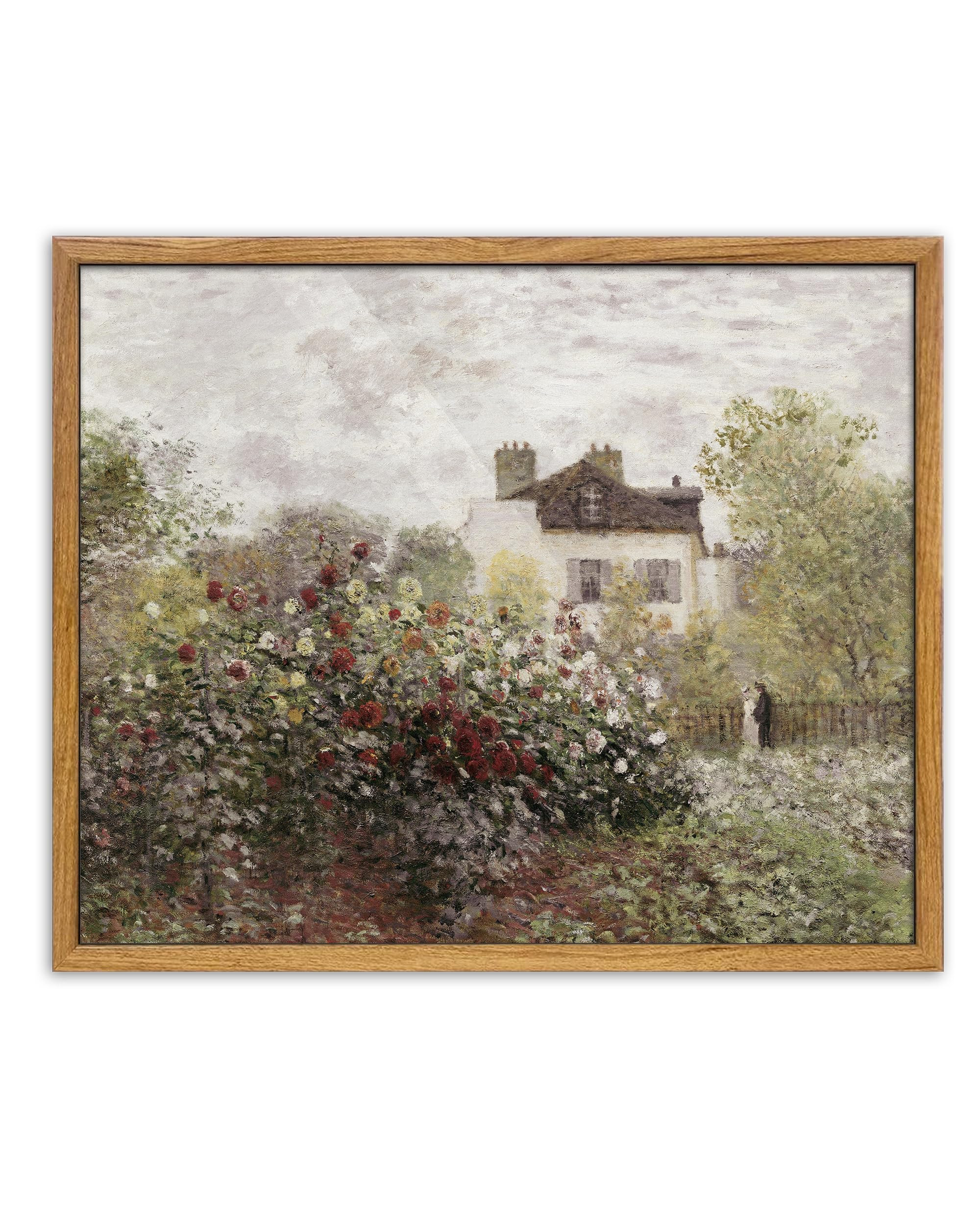 UPWOIGH Vintage Framed Wall Art,12x16in Claude Monet The Artist's Garden Art Print Poster,Impress... | Amazon (CA)