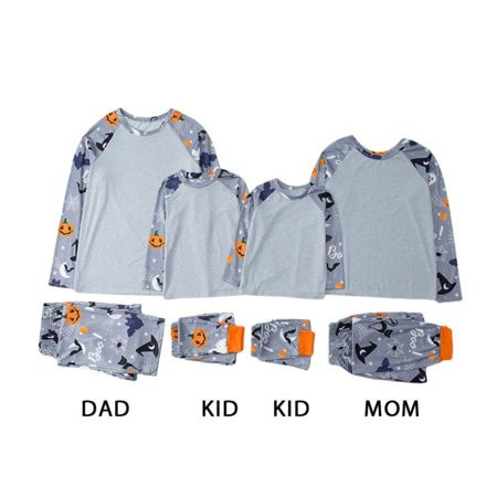 Left wind Baywell Family Halloween Clothing Dad Mom Kids Pajamas Sleepwear Baby Romper Family Outfit | Walmart (US)