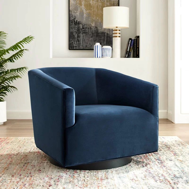 Estabrook Upholstered Swivel Armchair | Wayfair North America