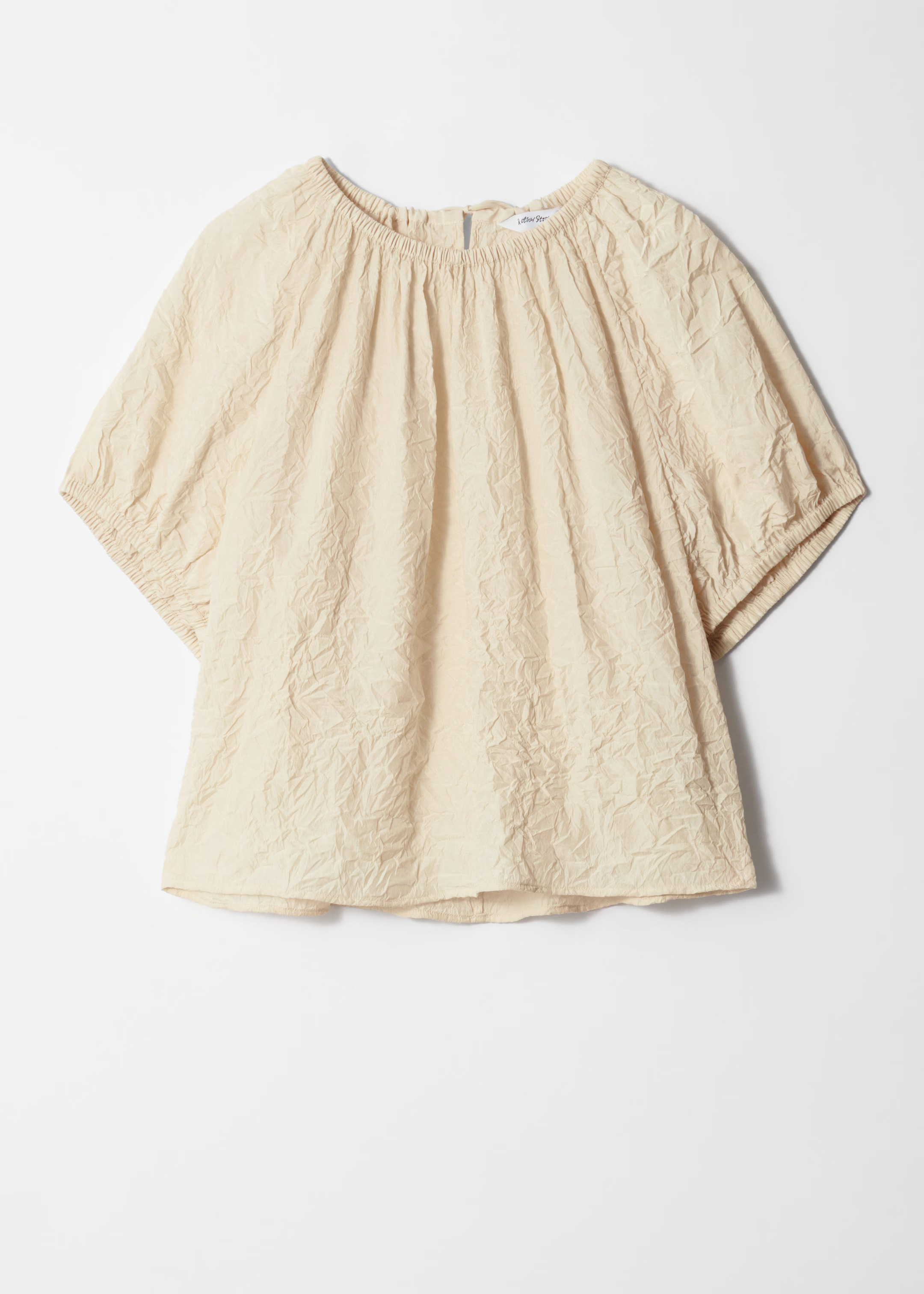 Schulterfreie Bluse - Beige - Blouses - & Other Stories AT | & Other Stories EU