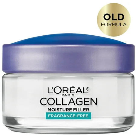 L'Oreal Paris Collagen Moisture Filler Facial Day Cream Fragrance Free, 1.7 oz | Walmart (US)