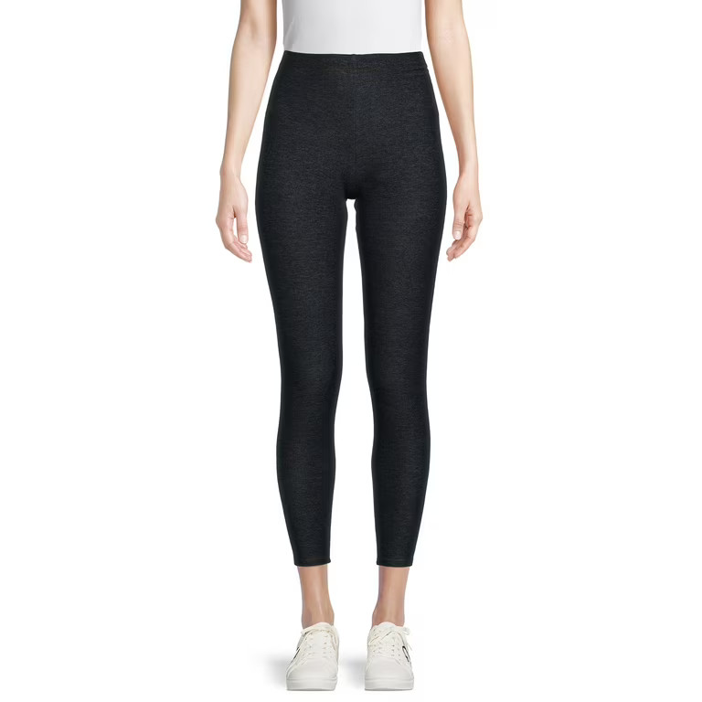 No Boundaries Juniors Slim Fit Mid Rise Ankle Leggings | Walmart (US)