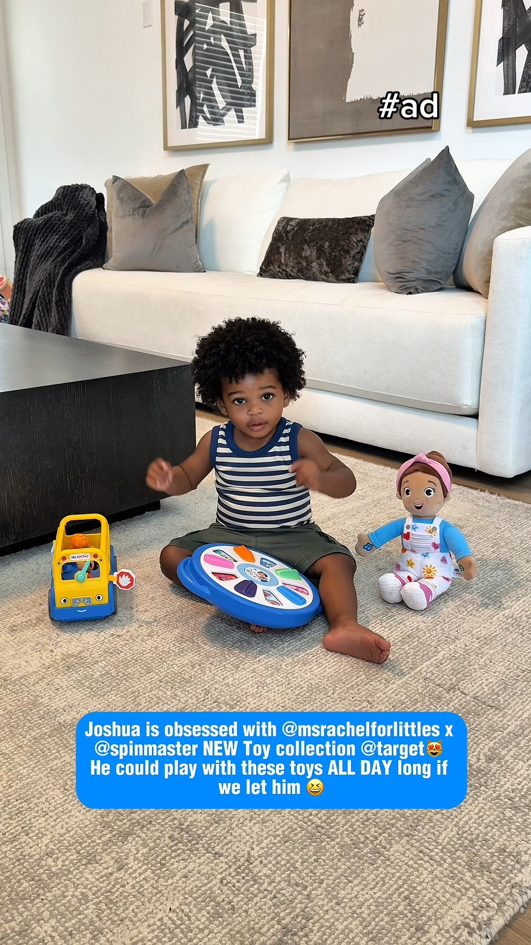 #ad Joshua is obsessed with @msrachelforlittles x @spinmaster NEW Toy collection @target 😘🎯He could play with these toys ALL DAY long if we let him 😆🫶🏾 Shop now at Target 💃🏾  #MsRachel #Parenting #toys #playtime #targetpartner #target

#LTKU #LTKKids