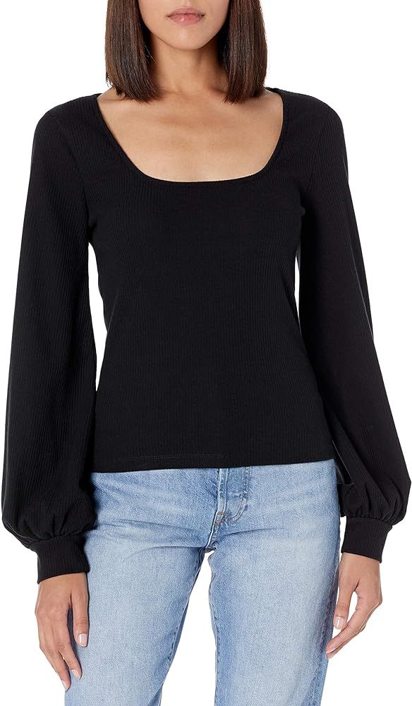 The Drop Women's @lucyswhims Square-Neck Balloon-Sleeve Top | Amazon (US)