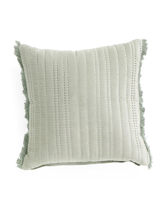 20x20 Embroidered Velvet Pillow | Home | Marshalls | Marshalls