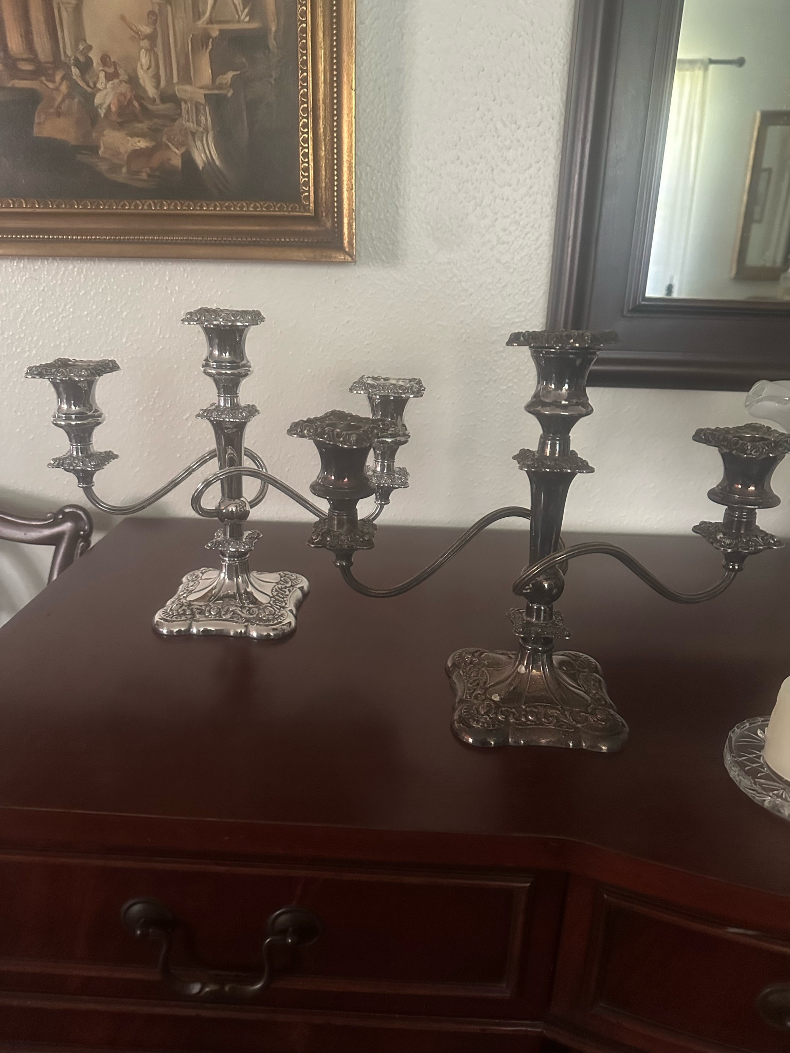 Step 1: use the wipes to remove tarnish 

Step 2: use the silver polish to make it sparkle! 

#LTKSeasonal #LTKHoliday #LTKHome