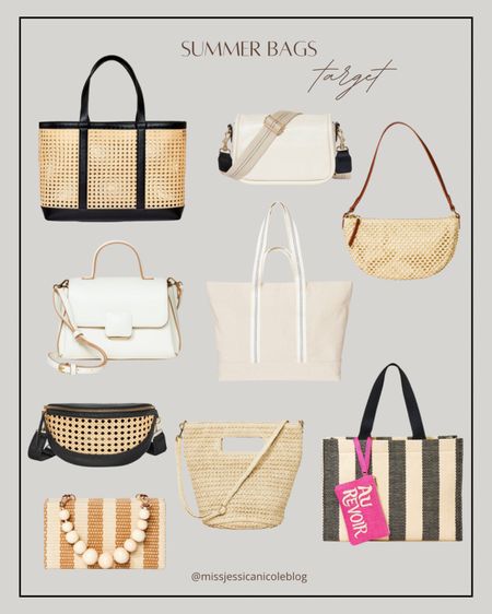 Target totes and purses for summer, straw bags, belt bag, new arrivals, summer purses, accessories 

#LTKSeasonal #LTKstyletip #LTKfindsunder50