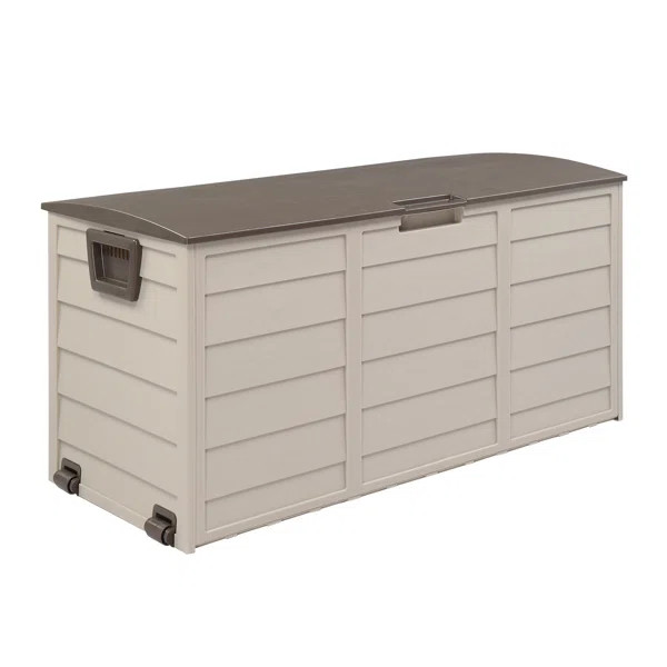 Winado 75 Gallons Plastic Deck Box with Wheels | Wayfair North America