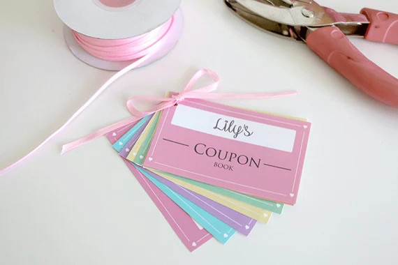 EDITABLE PRINTABLE Rainbow Coupon Book Printable Coupons for | Etsy | Etsy (US)