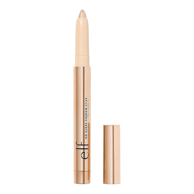 e.l.f. No Budge Shadow Stick, Longwear, Smudge-Proof Metallic Eyeshadow, Perfect Pearl, 0.056 Oz ... | Amazon (US)
