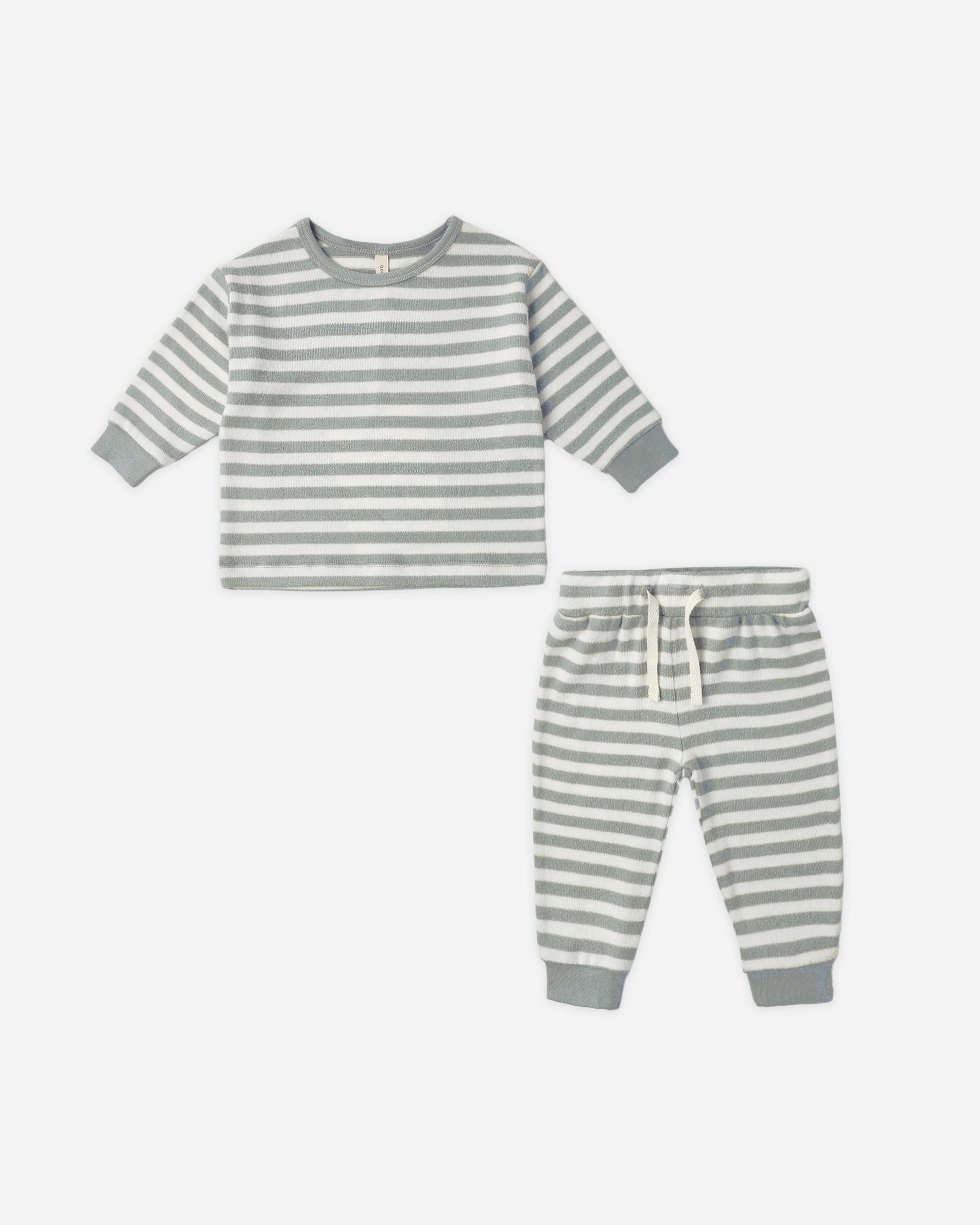 Cozy Set || Blue Stripe | Rylee + Cru