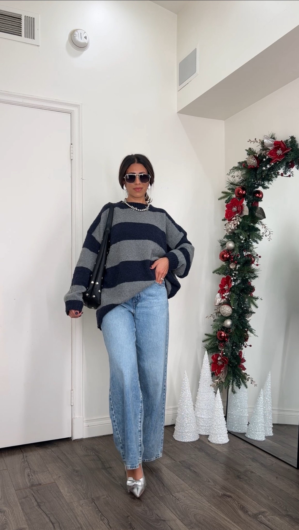 Winter date night look! Wearing medium in the sweater and 27 in the adjustable waist Levi’s jeans 

#LTKFindsUnder50 #LTKootd #LTKgrwm
