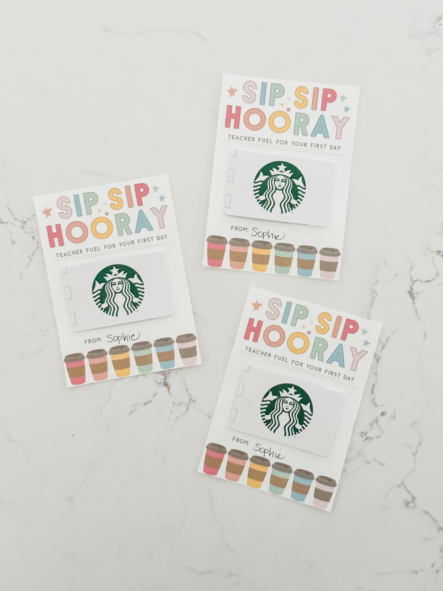 An easy teacher gift idea for the first day of school. ☕️ #LTKBack2School #LTKBackToSchool #LTKBTS 