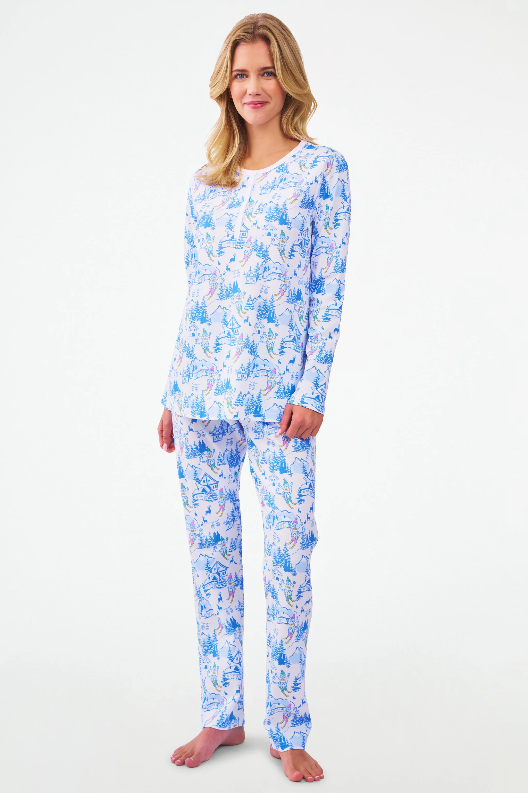 Ski Toile Pajamas | Roller Rabbit | Roller Rabbit